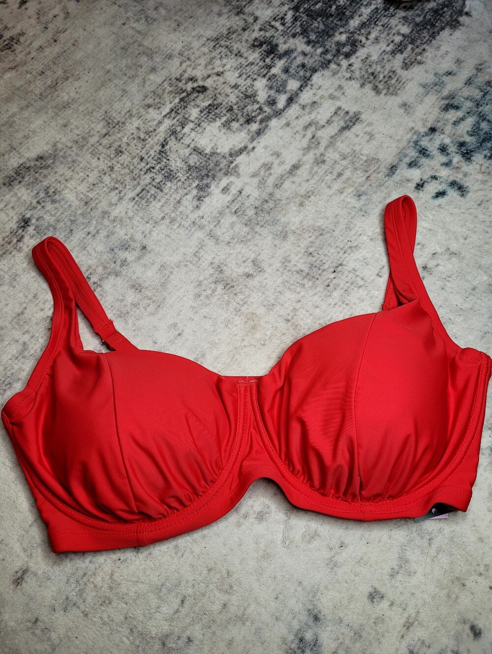 Wild Fable Red Underwire Removable Pads Bikini Swim Top Size 22 / 2X